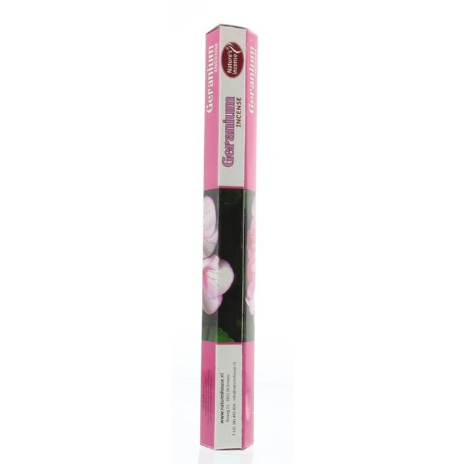 Natures Incense Wierook geranium 20 Stuks