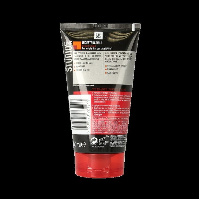 Studio Line Gel indestructible 48h tube 150 ml