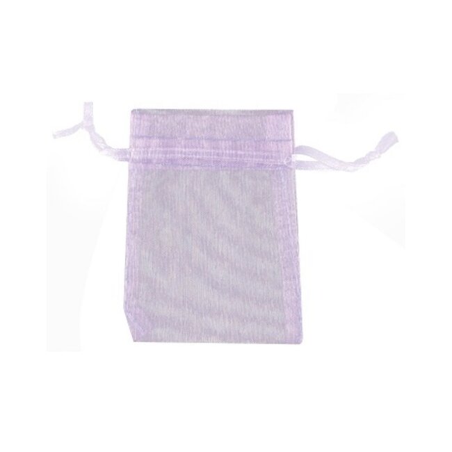 Organza buidel paars 1 Stuks