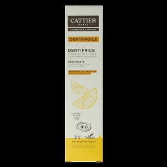 Cattier Tandpasta citroen 75 Milliliter