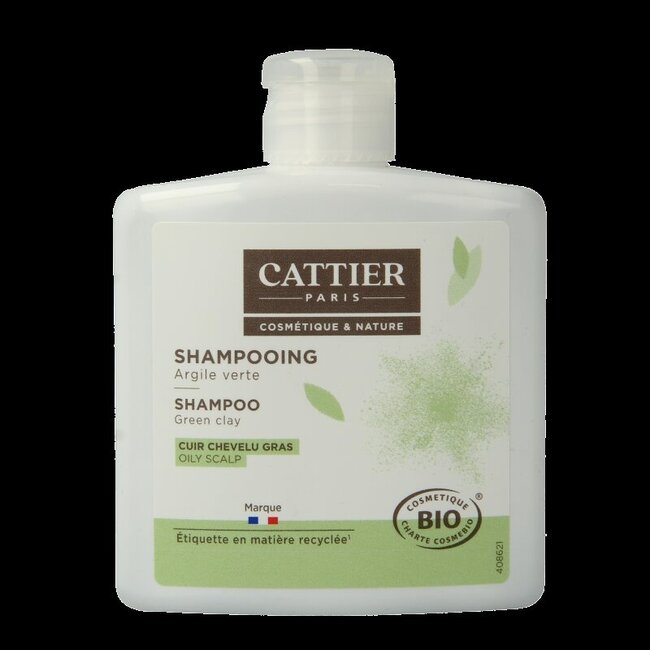 Shampoo vet haar groene klei 250 Milliliter