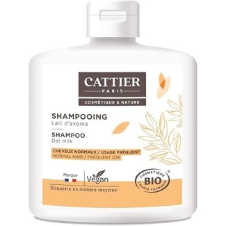 Cattier Shampoo oat milk dagelijks voor normaal haar 250 Milliliter