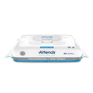 Attends Lingettes humides Attends Care 80 pièces