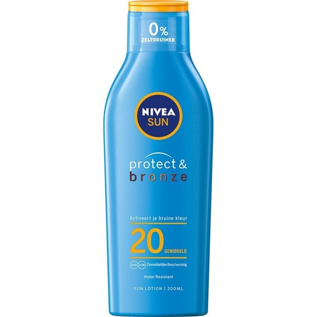 Sun protect & bronze zonnemelk SPF20 200 Milliliter