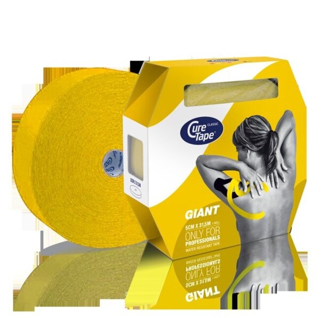 Kinesiotape giant geel 5cm x 31.5m 1 Stuks