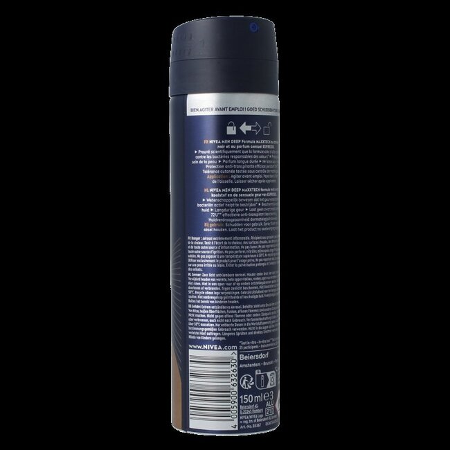 Nivea Men deodorant deep espresso spray 150 Milliliter