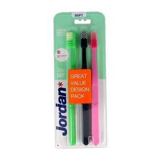 Jordan Tandenborstel clean smile soft 3 Stuks