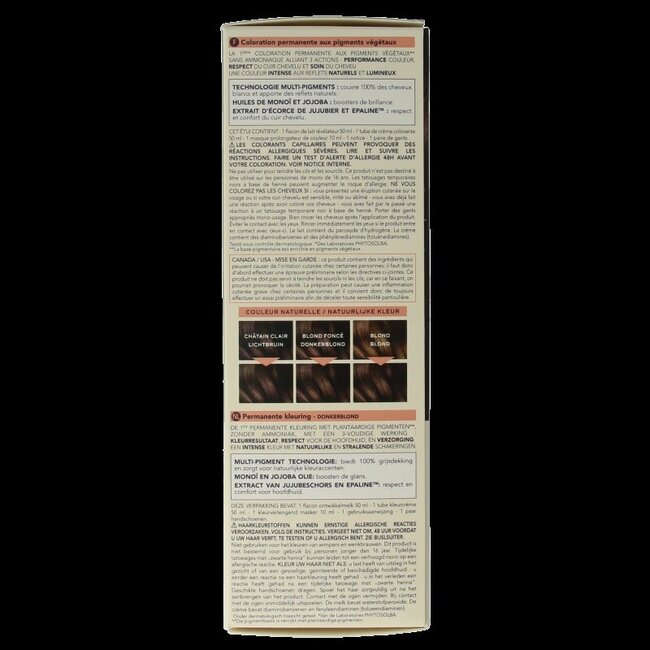 Phyto Paris Phytocolor 6 Blond Foncé 1 Unité