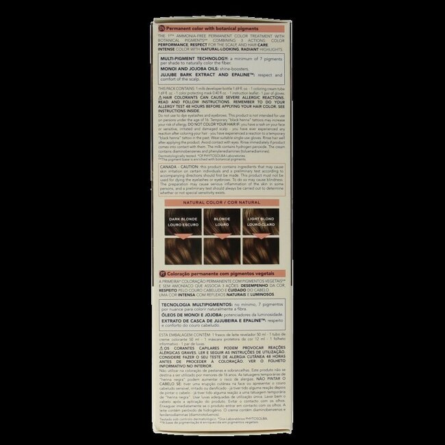 Phyto Paris Phytocolor Blond Doré 7.3 1 Unité