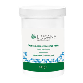 Livsane Vaselinelanettecreme FNA in pot 400 Gram