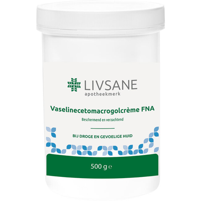 Vaselinecetomacrogrolcreme FNA in pot 500 Gram