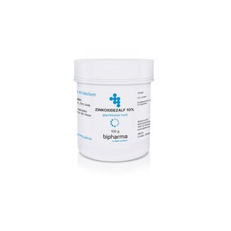 Bipharma Zinkoxidezalf 10% 100 Gram