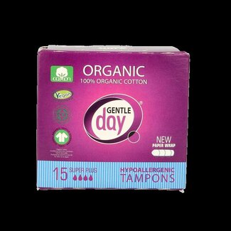 Gentle Day Tampons Gentle Day Super Plus 15 pièces