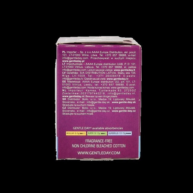 Tampons Gentle Day Super Plus 15 pièces