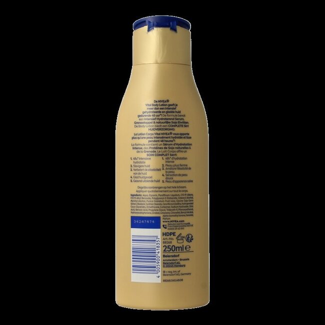 Nivea Lait Corps Vital 250 ml