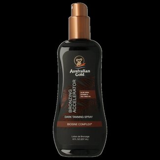 Australian Gold Dark tanning accelerator spray gel met bronzer  237 Milliliter