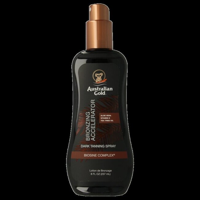 Dark tanning accelerator spray gel met bronzer  237 Milliliter