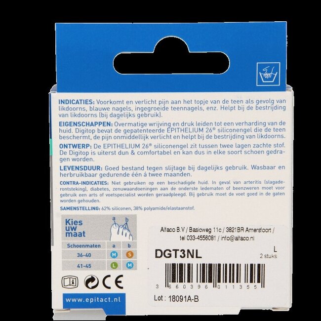 Epitact Digitop ongles et cors L 2 Pièces