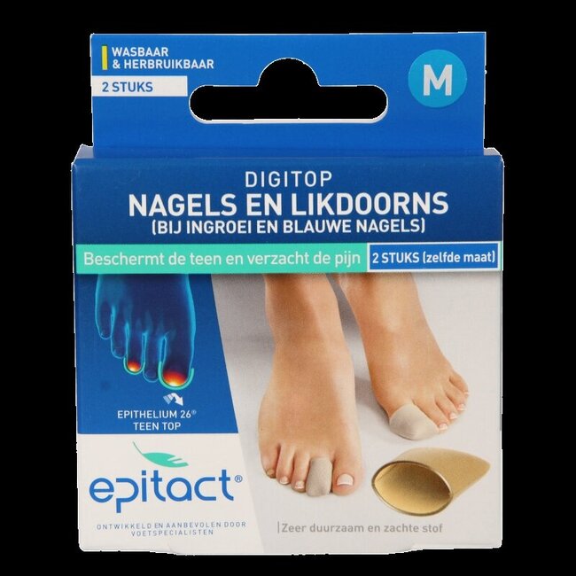 Digitop nagels en likdoorns M 2 Stuks
