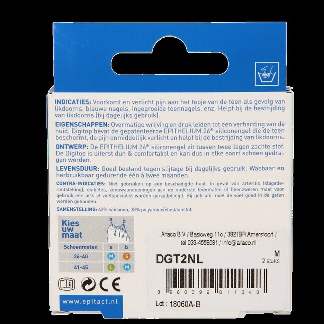 Epitact Digitop nagels en likdoorns M 2 Stuks