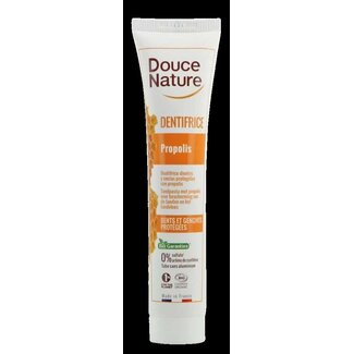 Douce Nature Tandpasta propolis muntvrij bio 75 Milliliter