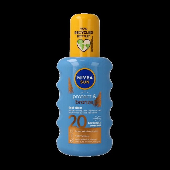 Sun protect & bronze zonnespray SPF20 200 Milliliter