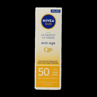 Nivea Nivea Sun visage anti-âge Q10 SPF50 50 millilitres