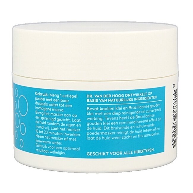 Dr. van der Hoog Poedermasker schuim reiniger 70 Gram