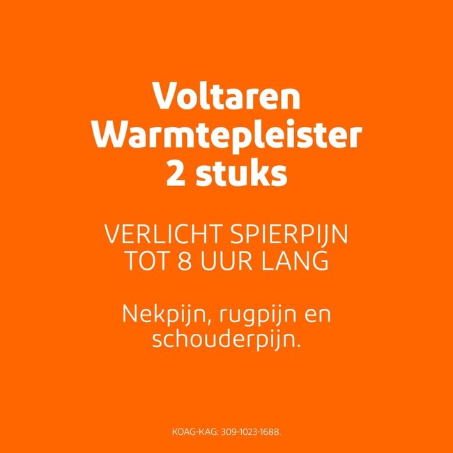 Voltaren Patch Chauffant 2 Pièces