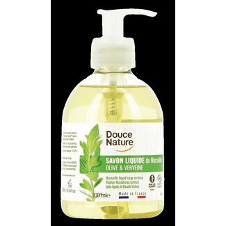 Douce Nature Zeep Marseille vloeibaar ijzerkruid/verbena bio 300 Milliliter
