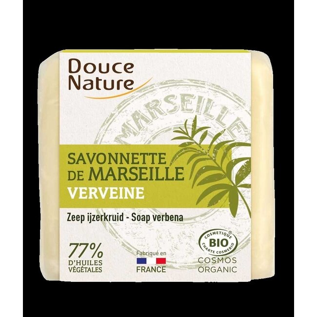 Zeep Marseille ijzerkruid/verbena bio 100 Gram