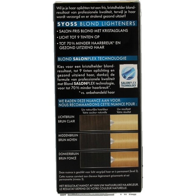 Syoss Colors creme 13-0 ultra plus lightener  1 Set