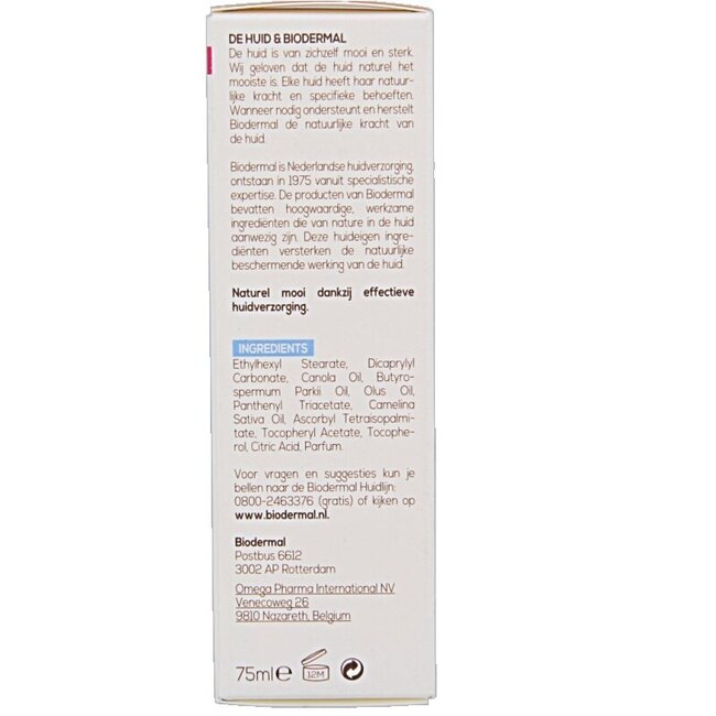 Biodermal P-CL-E huile 75 ml