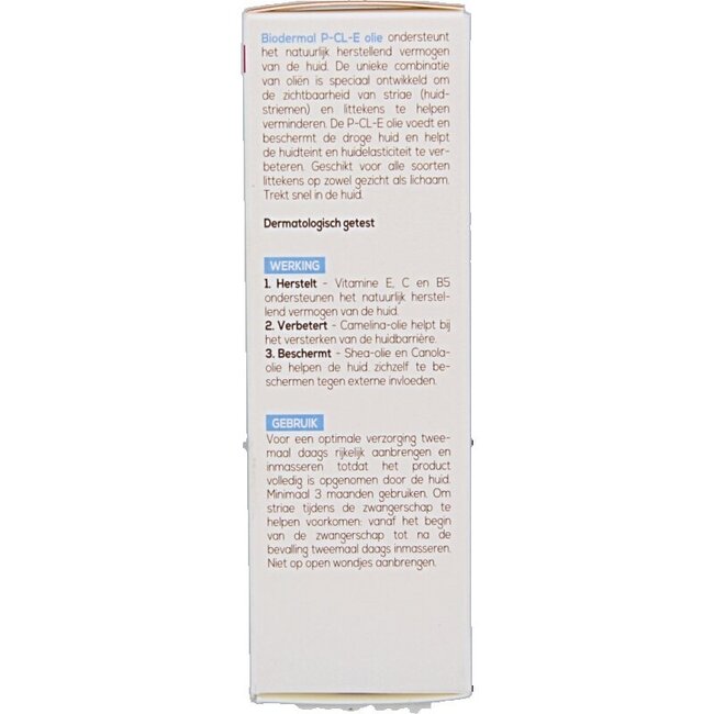 Biodermal P-CL-E olie 75 Milliliter