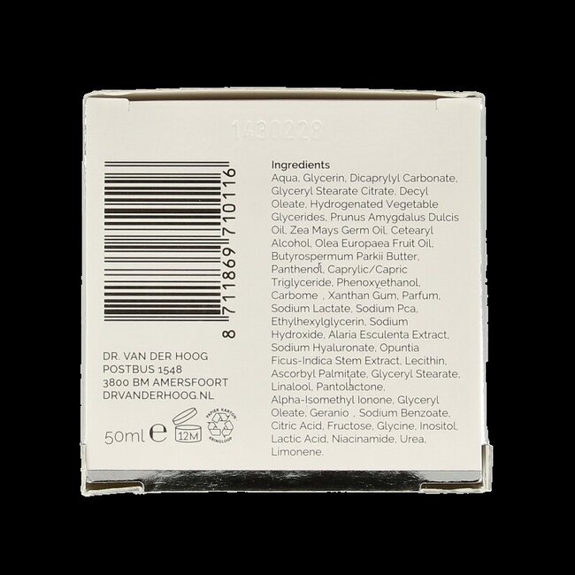 Dr. van der Hoog Crème de nuit hydratante 50 ml