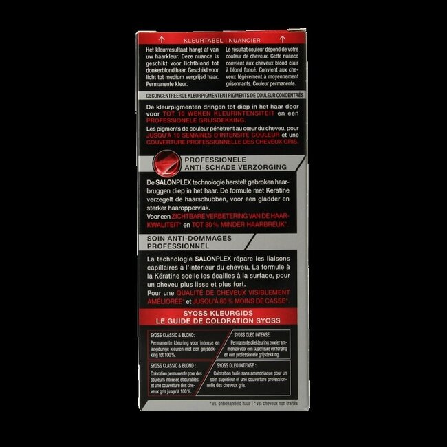 Syoss Coloration Permanente 7-6 Blond Médium 1 Kit