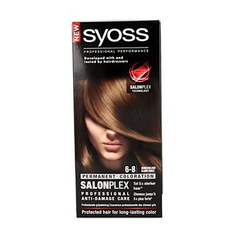 Syoss Syoss Color baseline 6-8 donkerblond haarverf  1 Set