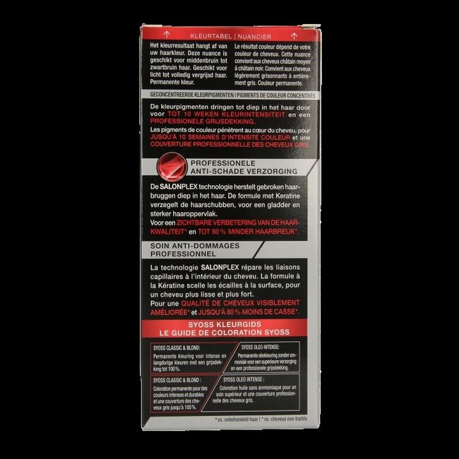Syoss Color coloration permanente 3-1 châtain foncé 1 kit