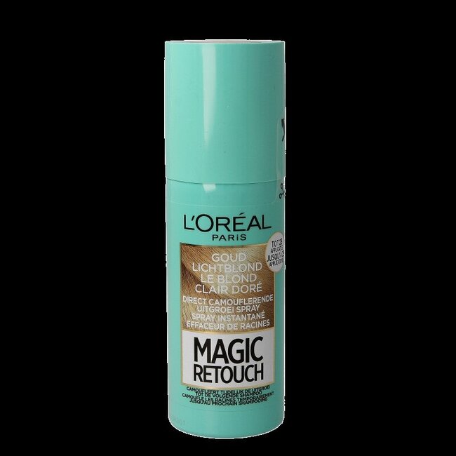Magic retouch goud lichtblond spray 75 Milliliter
