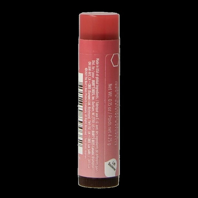 Burt's Bees Getinte lippenbalsem rose 4.3 Gram