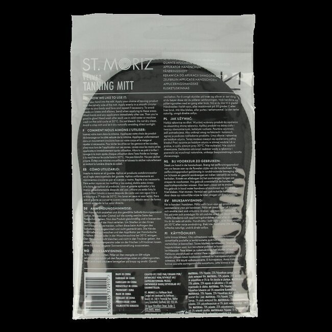 St. Moriz Zelfbruiningshandschoen 1 Stuks