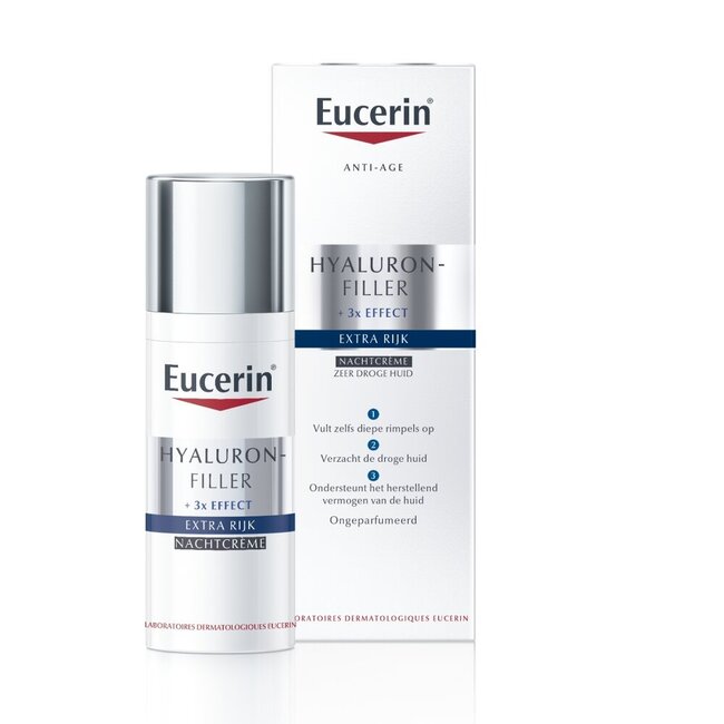 Hyaluron extra rijk nachtcreme (zeer) droge huid 50 Milliliter