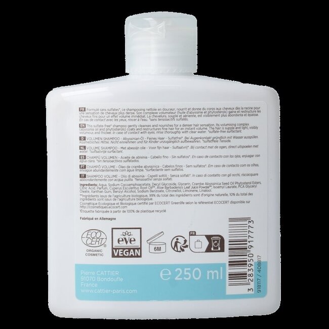 Cattier Shampooing volume 250 ml