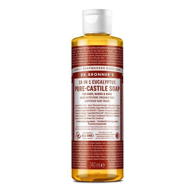 Dr Bronners Liquid soap eucalyptus 240 Milliliter