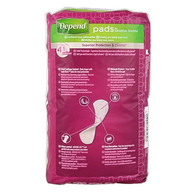 Depend Protections Super 8 Pièces