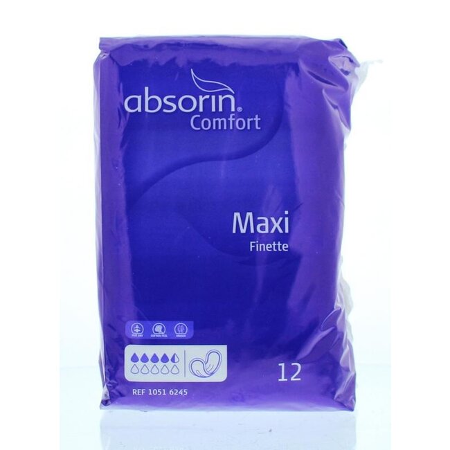 Absorin Comfort finette maxi 12 Stuks