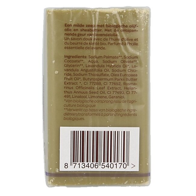 Traay Bee Honest Zeep olijf & lavendel 100 Gram