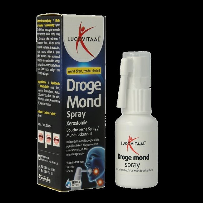 Lucovitaal Droge mond spray 20 Milliliter