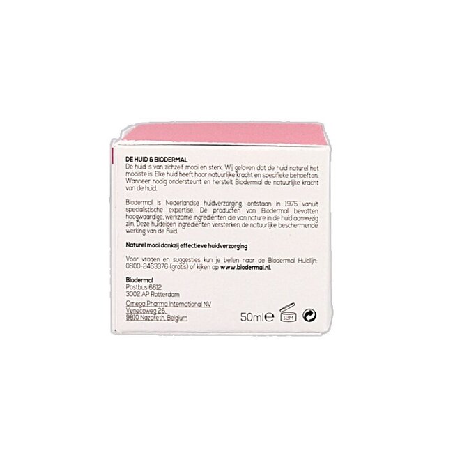 Biodermal Nachtcreme droge en gevoelige huid 50 Milliliter
