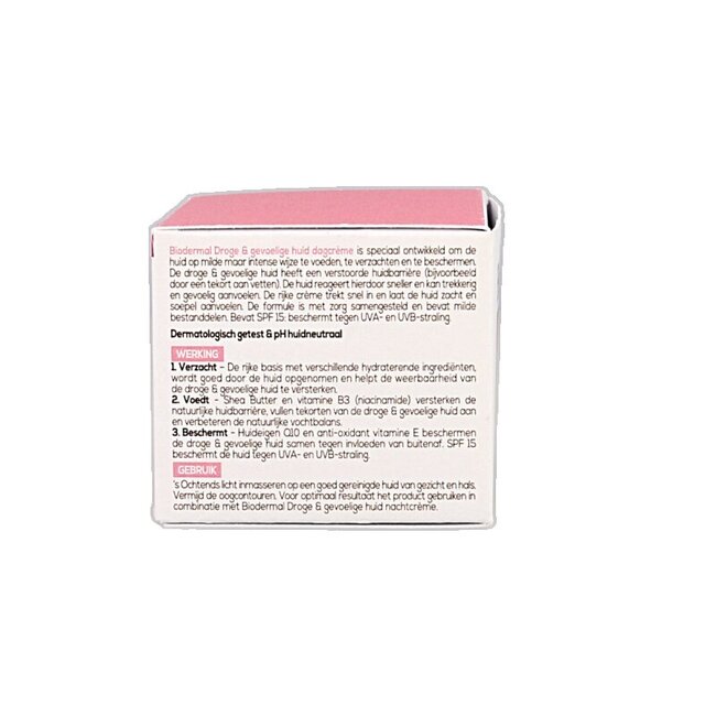 Biodermal Crème de jour peaux sèches et sensibles 50 ml